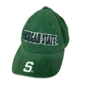 Michigan State Spartans S adjustable soft‎ surface baseball hat